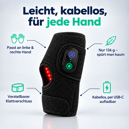 Correva Rotlicht-Handtherapie