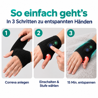 Correva Rotlicht-Handtherapie