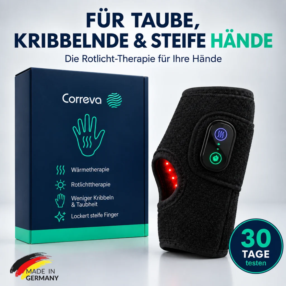 Correva Rotlicht-Handtherapie
