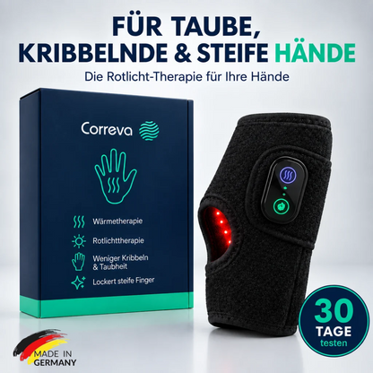 Correva Rotlicht-Handtherapie