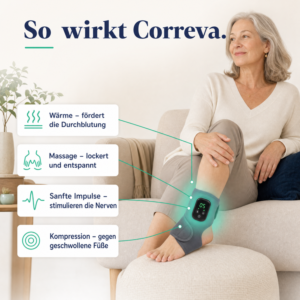 Correva 4-in-1 Fußtherapie